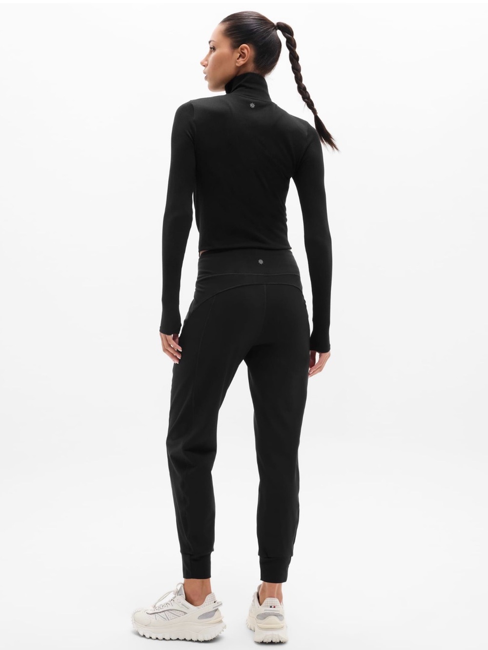 Athleta Rainer Black High-Rise Jogger Pants - Picture 2 of 9